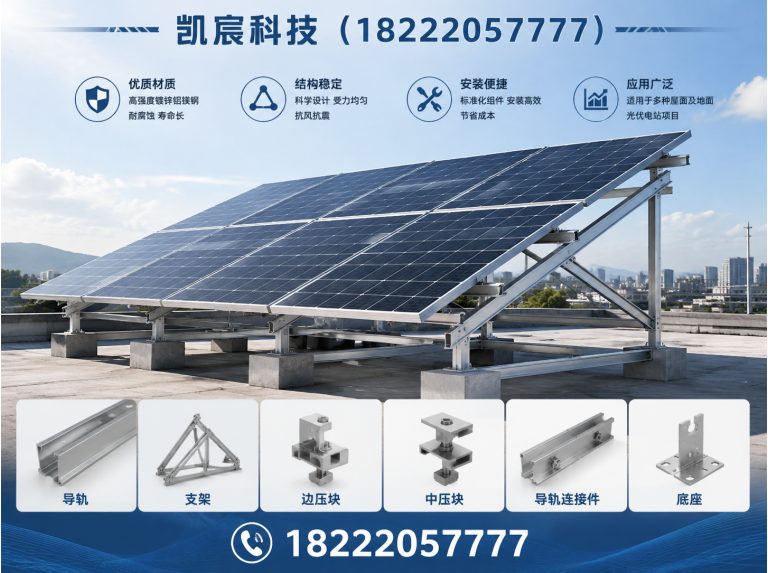 滨海新区天津光伏支架展示图